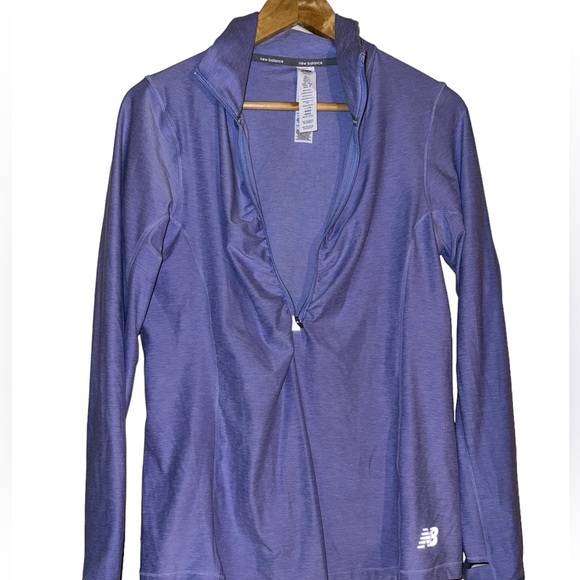 New Balance dry fit long sleeve half zip up - Picture 2 of 5